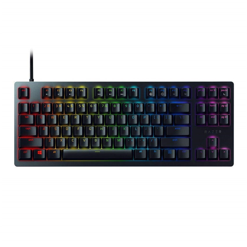 Razer Huntsman Tournament Edition TKL Tenkeyless Gaming Keyboard: Linear Optical Switches Instant Actuation - Customizable Chroma RGB Lighting, Programmable Macro Functionality