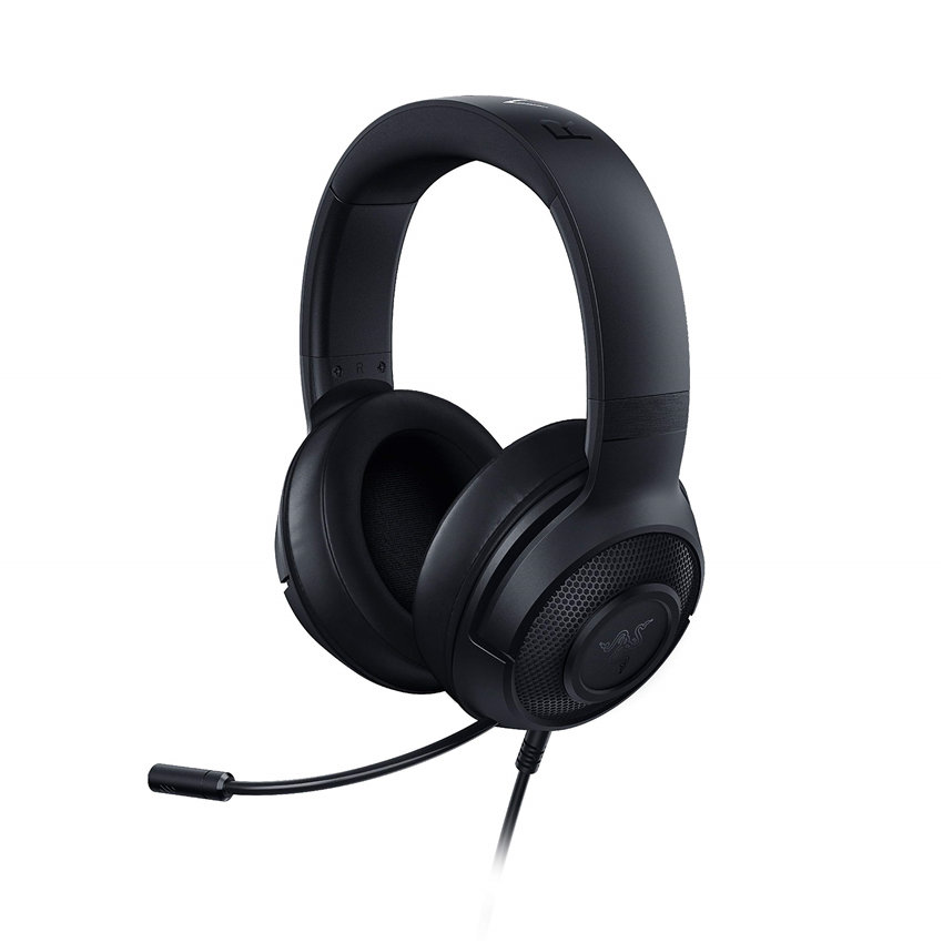 Razer Kraken X Ultralight Gaming Headset: 7.1 Surround Sound Capable - Lightweight Frame - Integrated Audio Controls - Bendable Cardioid Microphone - For PC, Xbox, PS4, Nintendo Switch