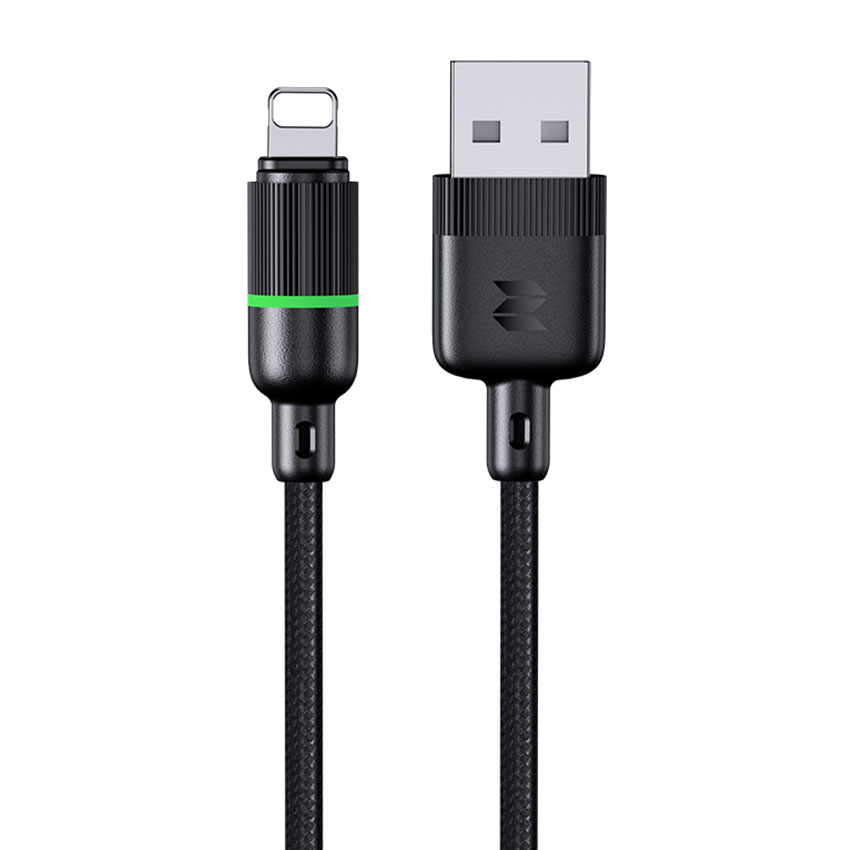 Rock R10 Lightning Metal Braided Auto Disconnect Charge & Sync Cable