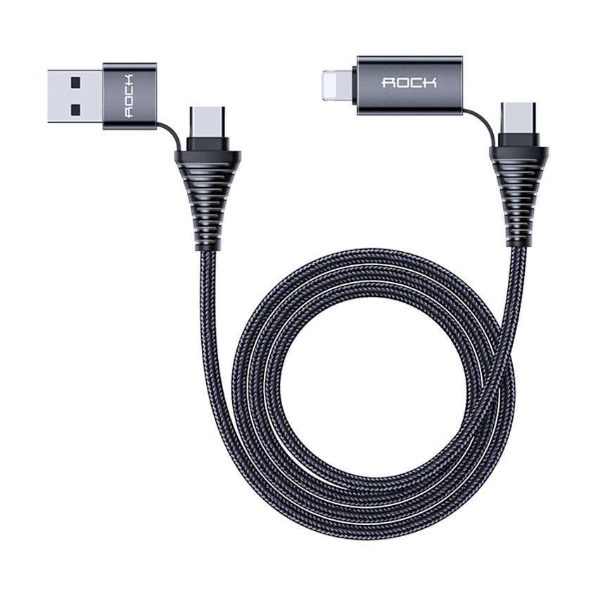 Rock R12 Multi-function PD Fast Charge&Sync Cable