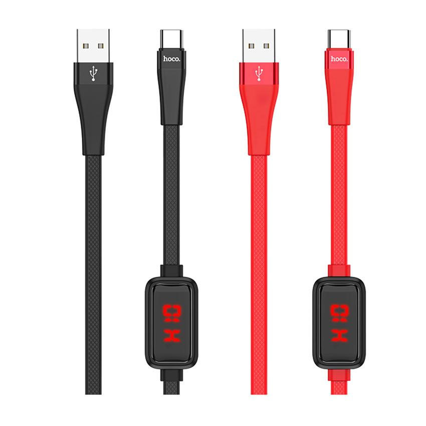 HOCOS4 USB to Type-C Charging Data cable with Timer and Display