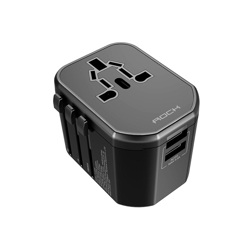 ROCK T20 Multifunctional Plug Travel Charger
