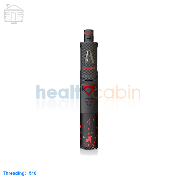 AtomVapes Revolver 60W Red Simple Kit with Assassin Tank Atomizer (Ex.USB Wall Adapter)