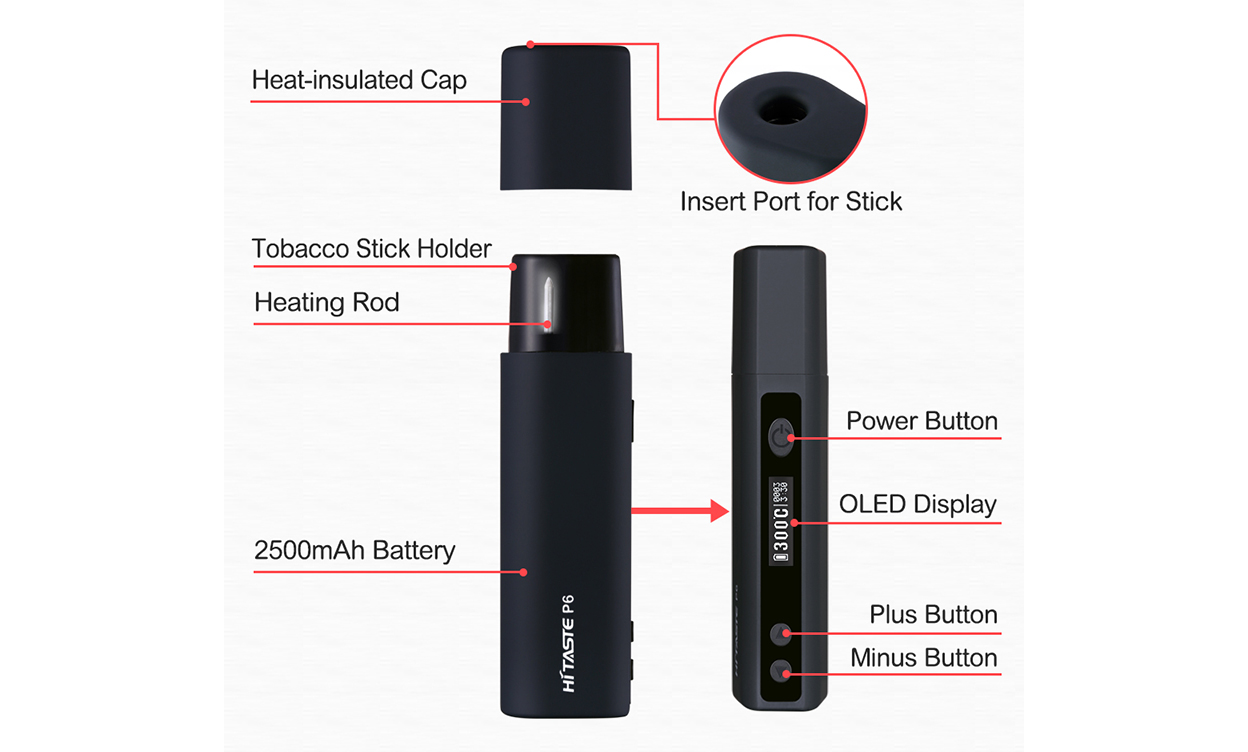 Hitaste P6 Mini Heating Kit 1200mAh