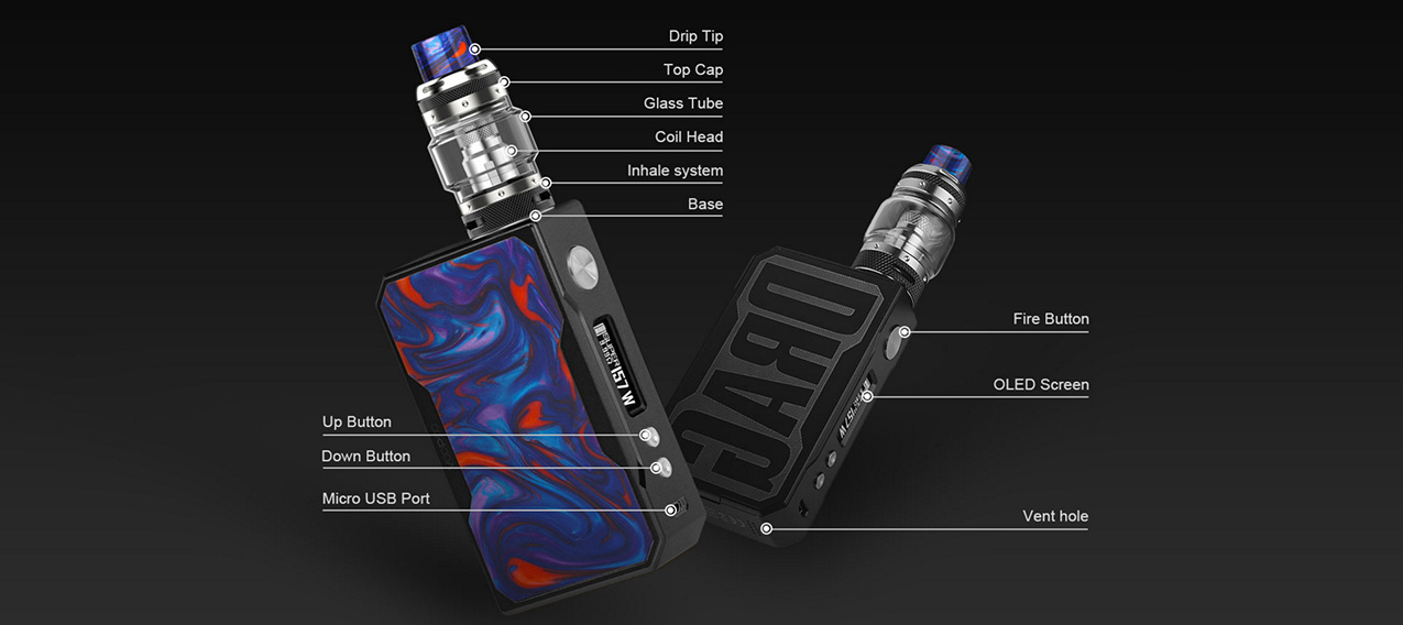 VOOPOO Black Drag 157W Mod Kit
