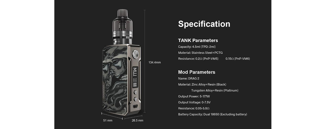 VOOPOO Drag 2 Refresh Kit