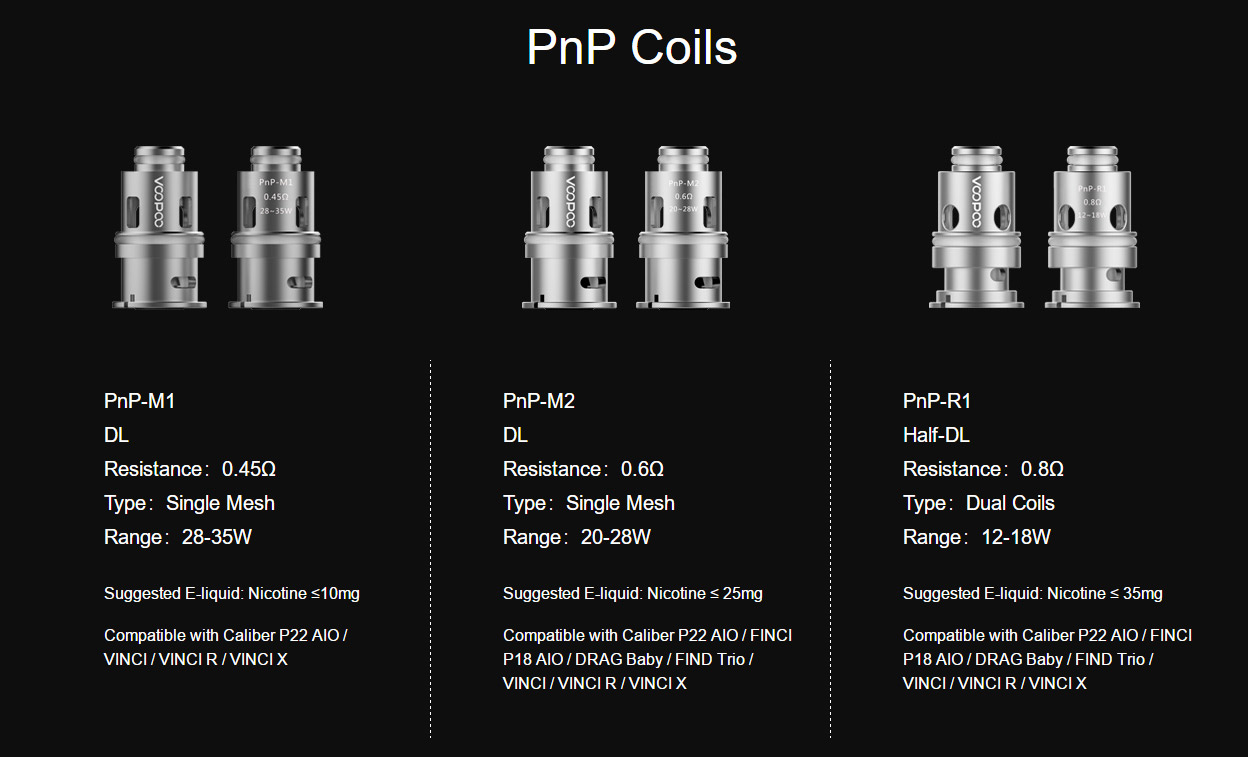 Voopoo PnP Replacement Coils