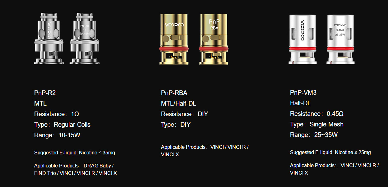 Voopoo PnP Replacement Coils