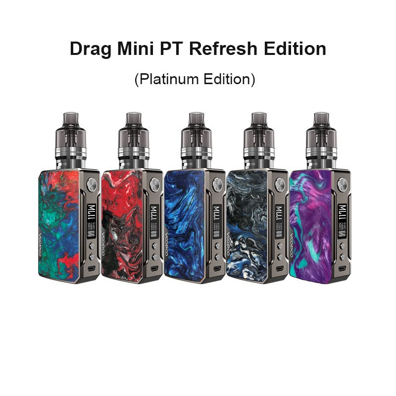 Voopoo Drag Mini 117W Mod Kit With PnP Pod Tank Atomizer 4400mAh 4.5ml