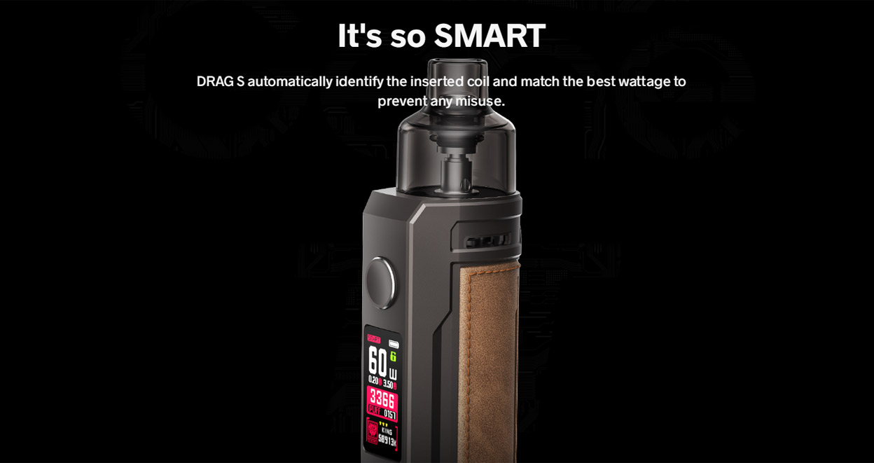 Voopoo Drag S 60W Mod Pod Kit 2500mAh 4.5ml