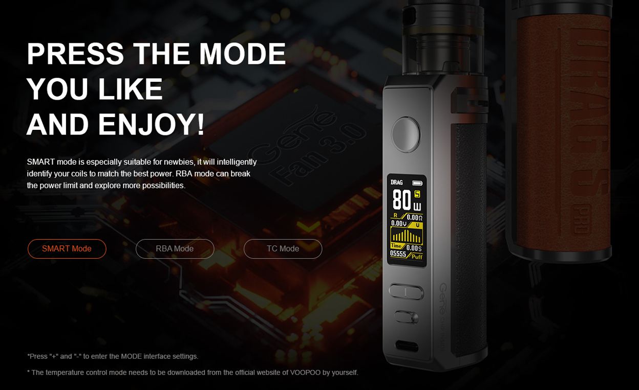 Voopoo Drag S Pro Pod Mod Kit 3000mAh 5.5ml