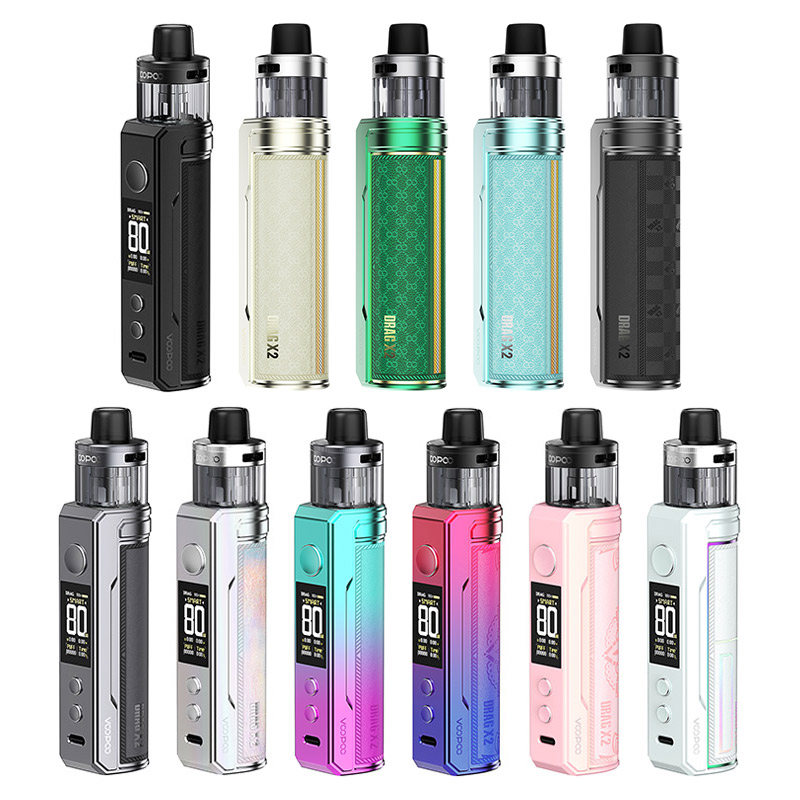 Voopoo Drag X2 80W Box Mod Kit with PnP X Cartridge DTL 5ml, Auto Power Off if no Operation for 10 Minutes