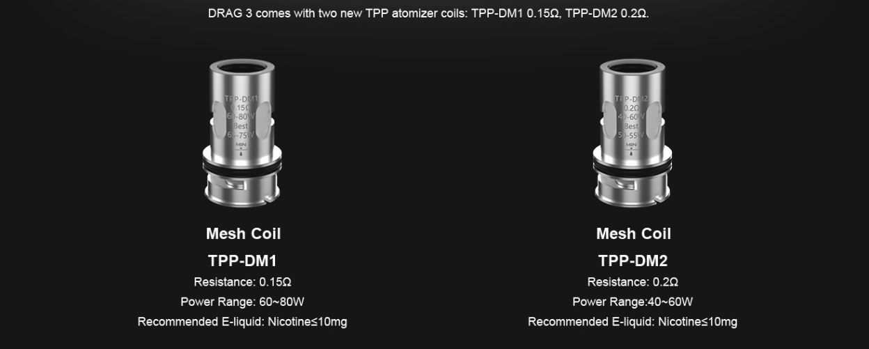 Voopoo TPP Replacement Coils  (3Pcs/Pack)