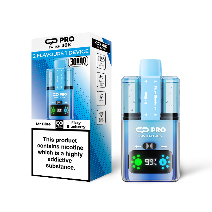 SUONON & C.P Pro Switch 30K Dual Flavours Disposable Vape Kit 850mAh 22ml