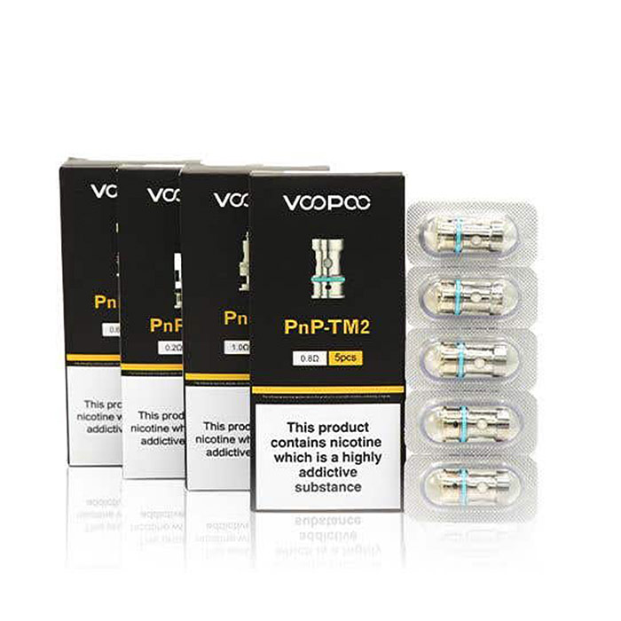 Voopoo PnP Replacement Coils for Drag Baby/Mini/2/S/X,VINCI Series Kit,Argus Pro,PnP 20/22,V.SUIT,Doric 60,Drag E60,Drag H80 S (5Pcs/Pack)