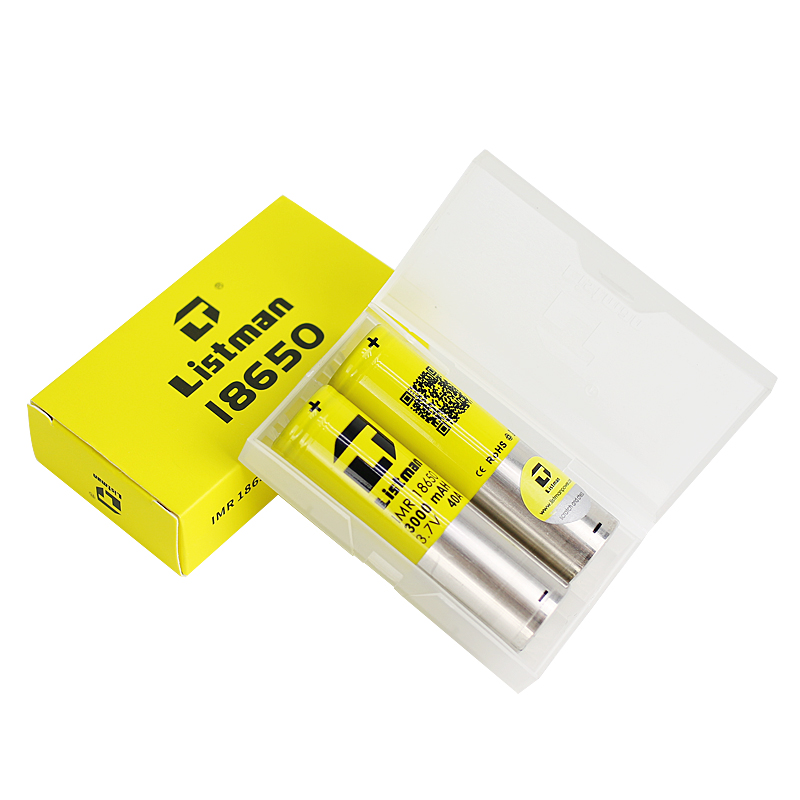 Batterie Accu pour E-Cigarette Listman 18650 3000 mAh - Création-Vap