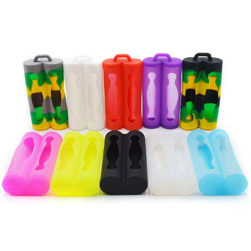 Silicone Case for 2pcs 18650 Battery