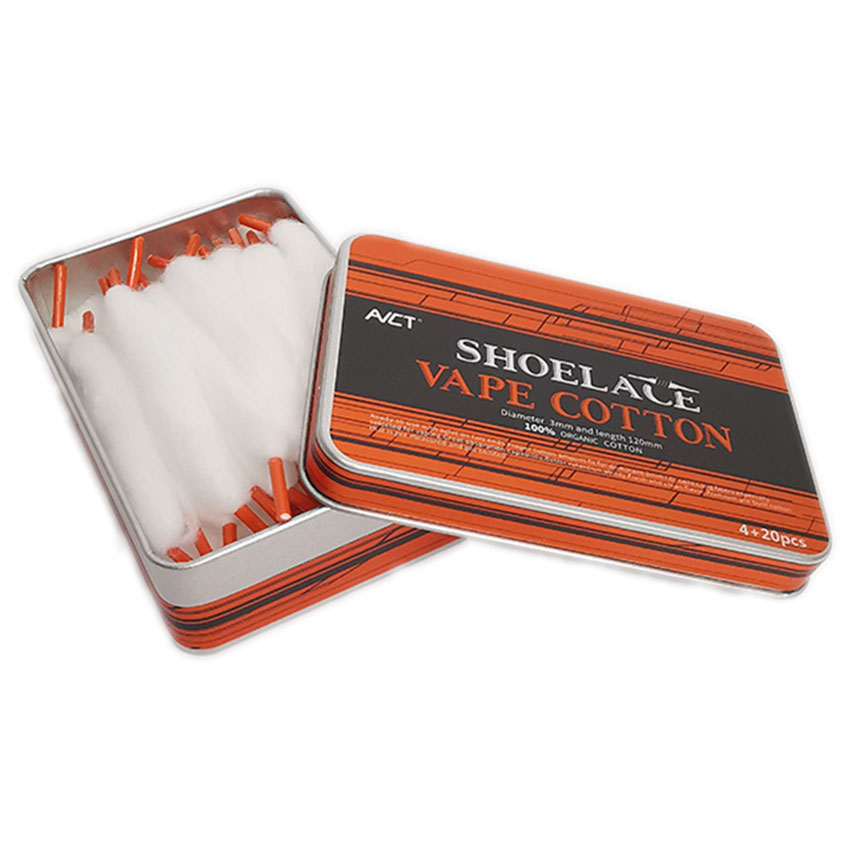 AVCT Pre-built Shoelace Vape Cotton (4+20pcs/pack)