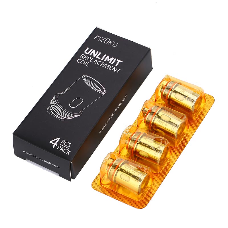 Kizoku Unlimit DL RTA\Falcon King tank Replacement Coil (4pcs/pack)