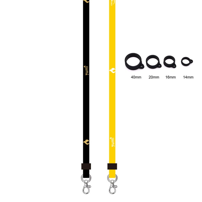 Lanyard with Yumi Logo Come with 4 Silicon Rubber Rings