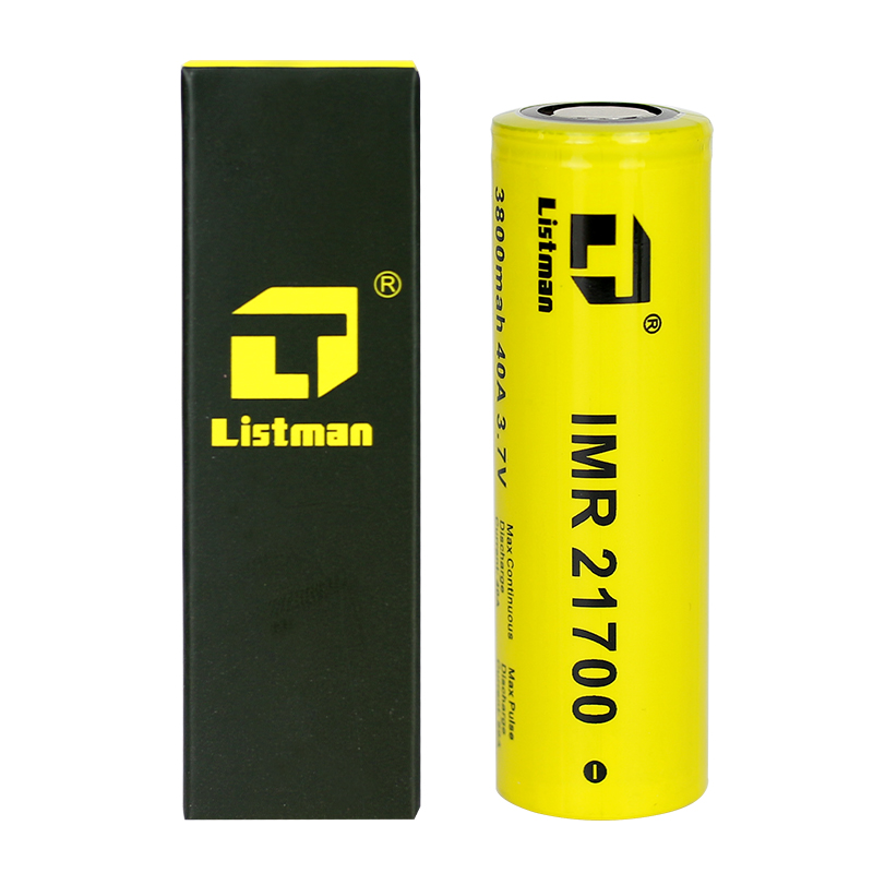 Achat Accu pour E-Cigarette Listman 18650 3500 mAh - Création-Vap