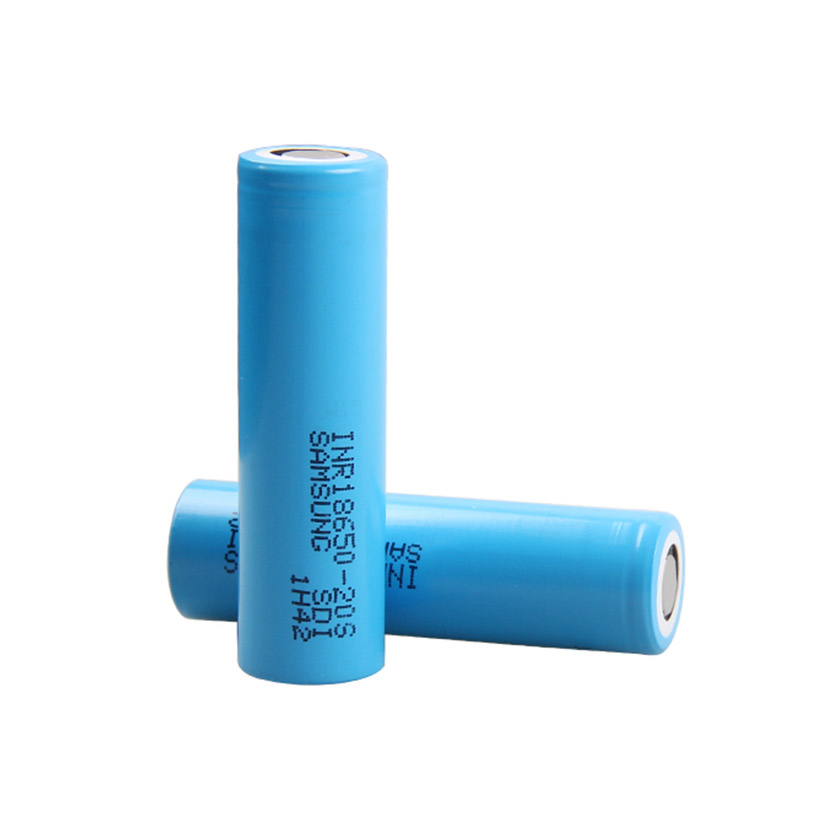 2pcs Samsung INR18650 20S 2000mAh 30A Flat Top Li-ion Rechargeable Battery