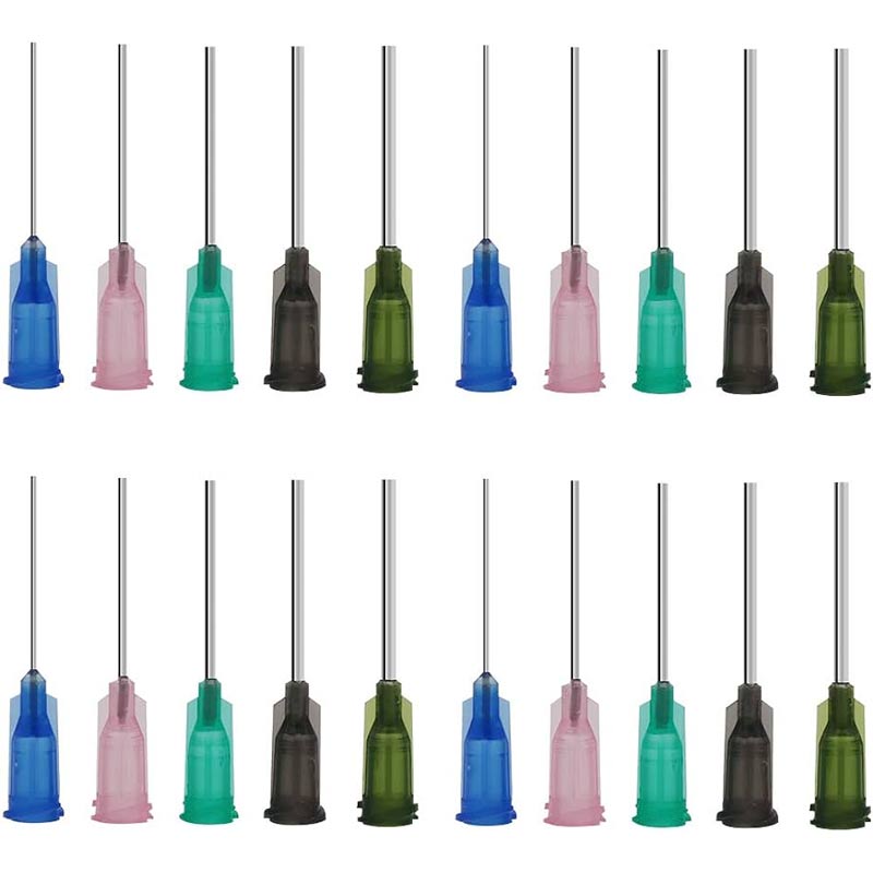 Plastic Steel Threaded Needle Head (100pcs/pack)