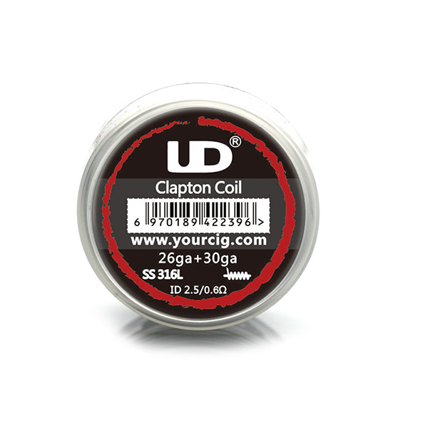 UD Clapton Coil (26Ga SS 316L+32Ga KA1 2.5*0.5ohm)