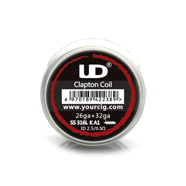 UD SS 316L Clapton Coil (26Ga+30Ga 2.5*0.5ohm)