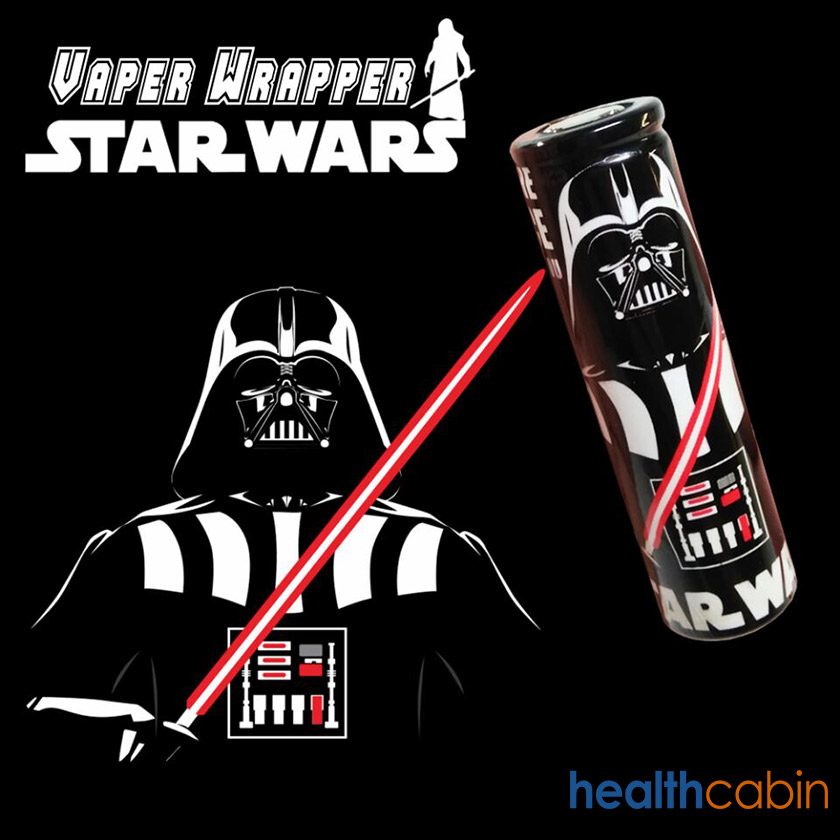 21700 & 20700 Battery Wrapper With Dark Vader