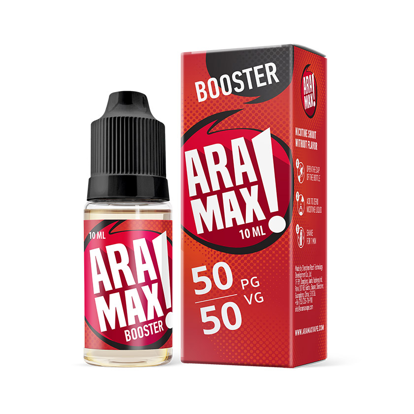 10ml Aramax Unflavored Booster E-Liquid (50PG/50VG)