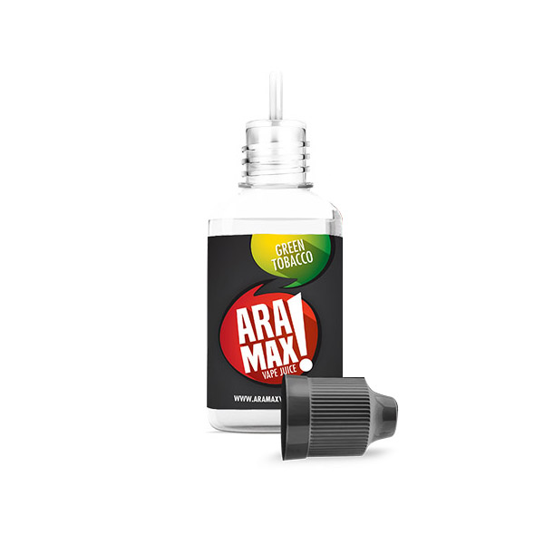 30ml Aramax Green Tobacco E-Liquid (50PG/50VG)