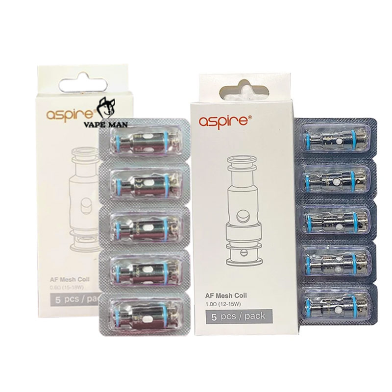 Aspire AF Mesh Coil For Flexus Q Pod Kit & Flexus Stik Pod Kit & Riil X Pod Kit & Flexus Peak Pod (5pcs/pack)