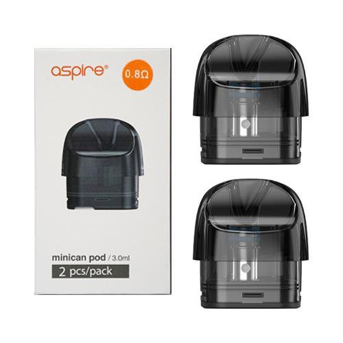 Aspire Minican Pod Cartridge for Minican 2 / Minican+ / Minican / Minican 3 / Minican 3 Pro / Minican 4 / Minican 4 Plus / Pulz Pro 3ml (2pcs/pack)