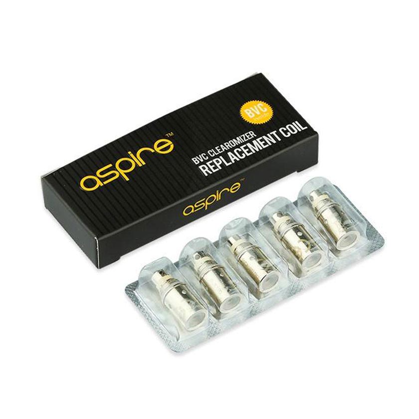 Aspire BVC Coils for Aspire K1/K2,Vivi Nova,Vivi Nova S,CE5,CE5 S,Maxi,ET,ET S,E Pen,Spryte Kit (5pcs/pack)