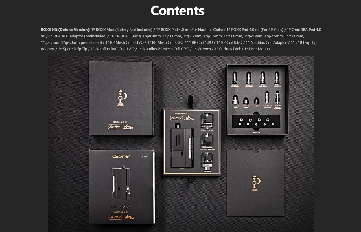 Aspire BOXX Kit