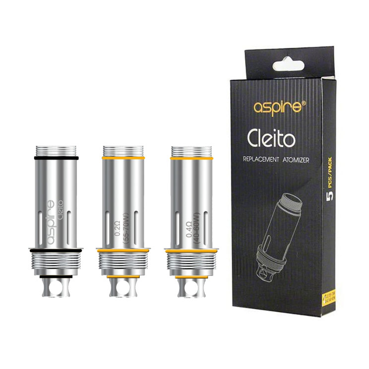 Replacement Clapton Coils Head for Aspire Cleito,Cleito EXO,Cleito Pro Tank,K4 Kit 5pc/pack (with Package Damaged Only)