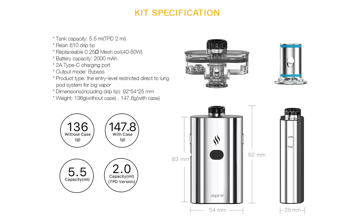 Aspire Cloudflask Kit