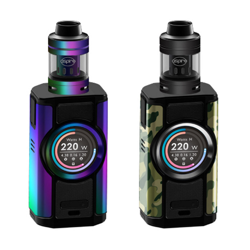 Aspire Dynamo 220W Mod Kit with Nepho Tank Atomizer 4ml Standard Version Rainbow,Camo Black