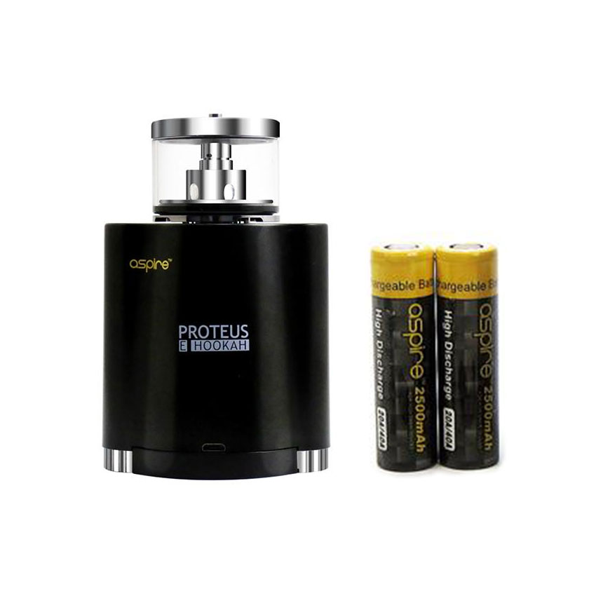 Aspire Proteus Hookah kit with 2x18650 Li-ion Battery 2600mAh