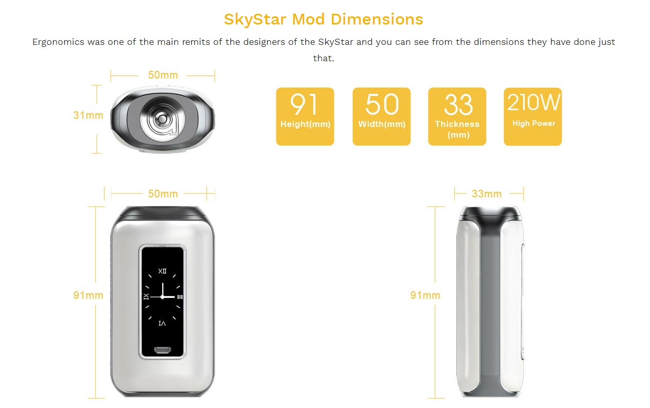 Aspire Skystar 210W Mod