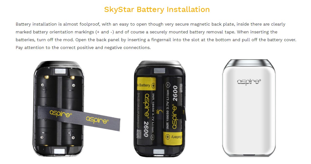 Aspire Skystar 210W Mod