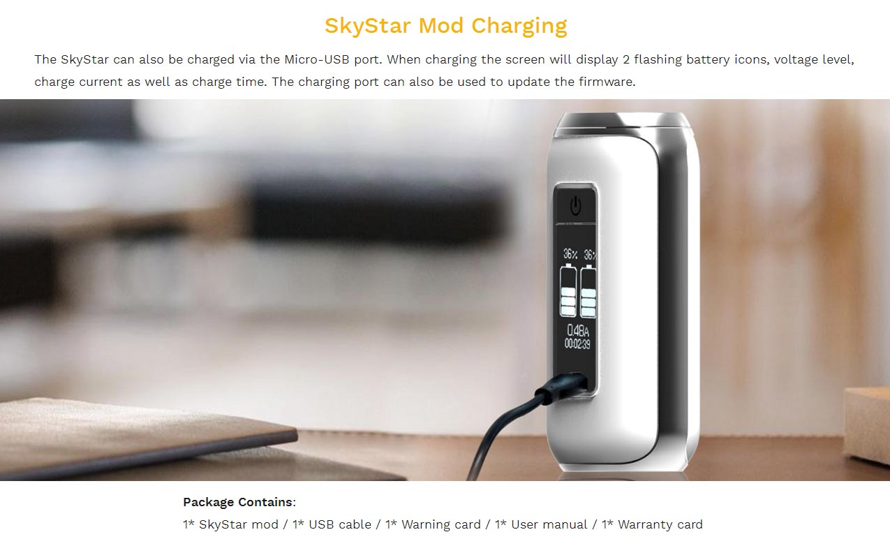 Aspire Skystar 210W Mod