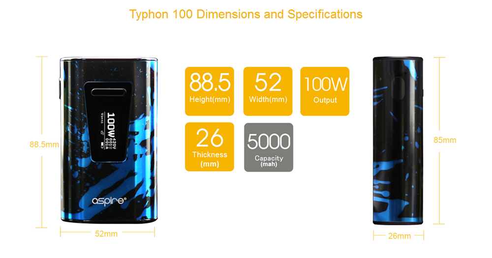 Aspire Typhon 100 Revvo Mod