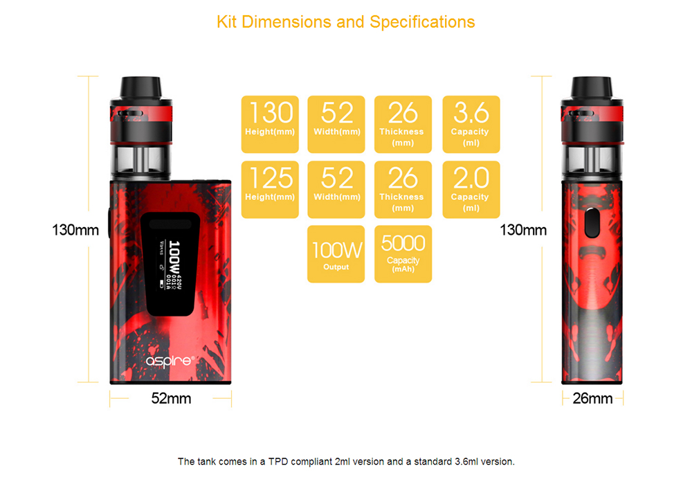 Aspire Typhon 100 Revvo Mod Kit