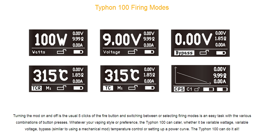 Aspire Typhon 100 Revvo Mod Kit