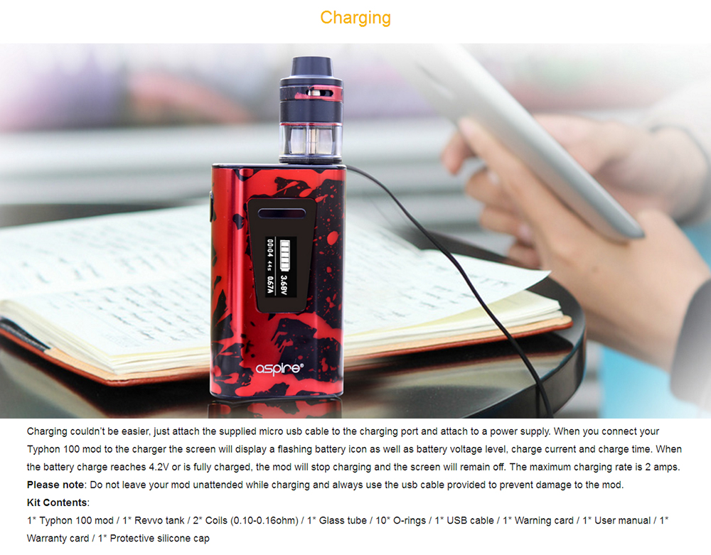 Aspire Typhon 100 Revvo Mod Kit