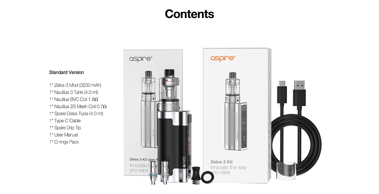 Aspire Zelos 3 kit