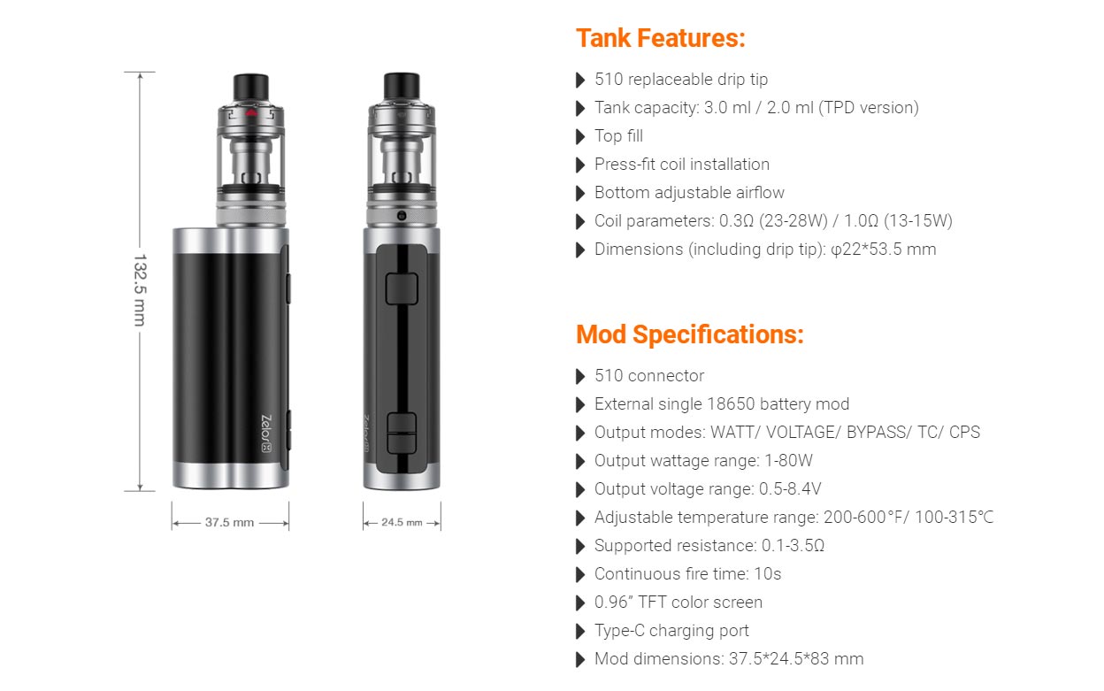 Aspire Zelos X Kit