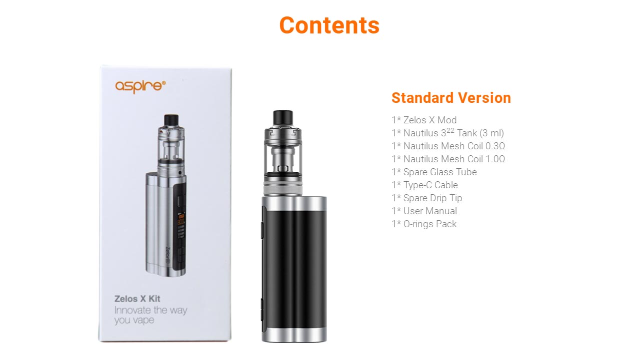 Aspire Zelos X Kit